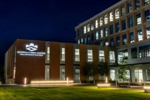 Georgia Cyber Center at Night   Augusta GA 5476